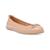 Anne Klein | Women's Elysse Round Toe Flats, 颜色Nude Patent