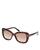商品Tom Ford | Women's Maeve Butterfly Sunglasses, 55mm颜色Havana/Brown Gradient