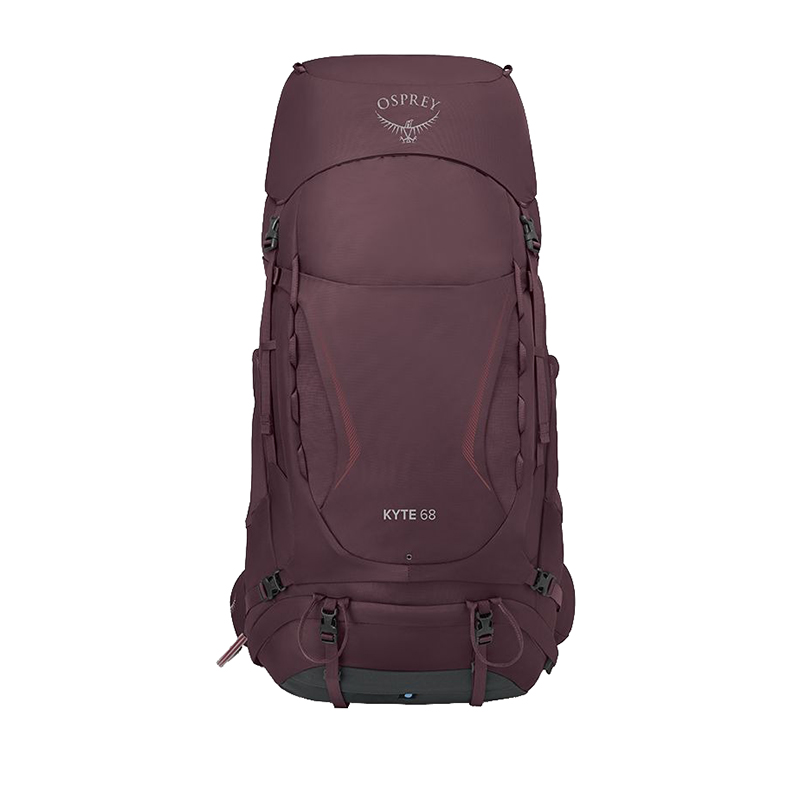 Osprey | 小鹰KYTE系列女款户外背负登山徒步双肩背包68L KYTE-68-NOIR（两色可选）, 颜色梅紫色