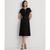 颜色: Black, Ralph Lauren | Women's Belted Georgette Dress