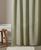 颜色: Sage Green, Calvin Klein | Waffle Solid Textured Shower Curtain, 70" x 72"