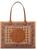 color Brown Floral Daisy Border, Tory Burch | Ella Printed Tote