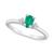颜色: Emerald/White Gold, Macy's | Emerald (3/8 ct. t.w.) & Diamond Accent Pear Ring in 14k Gold (Also in Sapphire, & Pink Sapphire)