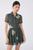 商品Urban Outfitters | UO Dottie Collared Mini Dress颜色Grey Multi