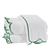颜色: Kelly Green, Matouk | Cairo Scallop Guest Towel
