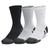 颜色: Jet Grey/Mod Grey/Mod Grey, Under Armour | Under Armour Perf Tech 6 Pack Crew Socks - Men's