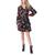 Jessica Simpson | Women's Reina Floral-Print Ruffled Tiered Dress, 颜色Arcadian Blooms- Black