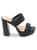 color BLACK, Charles David | Intro Block-Heel Leather Sandals