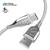 颜色: white, Naztech | Naztech Titanium USB to USB-C Braided Cable 6ft