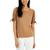 Tommy Hilfiger | Women's Drawstring-Cuff T-Shirt, 颜色Brown Sugar