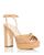 color Dune, Loeffler Randall | Women's Rivka Platform High Block Heel Sandals