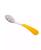 颜色: Yellow, Avanchy | Baby Boys and Girls Stainless Steel Spoons, 2 Pack