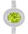 颜色: Peridot, Macy's | Amethyst (1-1/20 ct. t.w.) & Lab-Grown White Sapphire (3/4 ct. t.w.) Oval Halo Birthstone Ring in Sterling Silver (Also in Additional Birthstones)