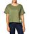 商品Calvin Klein | Women's Short Sleeve Cropped Logo T-Shirt颜色Bonsai 4