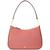 Ralph Lauren | Women's Crosshatch Leather Medium Danni Shoulder Bag, 颜色Pink Mahogany