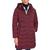 Calvin Klein | Women's Hooded Packable Puffer Coat, 颜色Burgundy