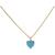 商品Kate Spade | My Love Pendant Necklace颜色Turquoise - December