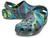 color Slate Grey/Multi, Crocs | Classic Marbled Tie-Dye Clog (Little Kid/Big Kid)