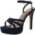 Jessica Simpson | Jessica Simpson Balina Women's Faux Suede Platform Ankle Wrap Dress Sandals, 颜色Dark Royal Micro Flash