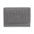 Mancini Leather Goods | Women's Basket Weave Collection RFID Secure Mini Clutch Wallet, 颜色Gray
