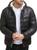 Tommy Hilfiger | 男款 人造毛皮连帽棉服夹克, 颜色BLACK