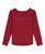 颜色: Medium Red, Calvin Klein | Big Girls Logo Dot Long Sleeve Tee