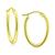 商品Giani Bernini | Polished Oval Small Hoop Earrings, 15mm, Created for Macy's颜色Gold Over Silver