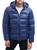 GUESS | Quilted Zip Up Puffer Jacket, 颜色INDIGO