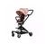 颜色: Powder Pink, Unilove | On The Go 2-in-1 Lightweight Stroller