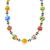 Ross-Simons | Ross-Simons Italian Multicolored Murano Glass Bead Necklace in 18kt Gold Over Sterling, 颜色20 in