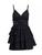 颜色: BLACK, Sea | Antonina Cotton-Blend Ruffled Minidress