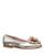 颜色: Platino Metallic, Nina | Big Girls Jeanesse Ballet Flats