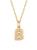 商品第8个颜色B, Saks Fifth Avenue | 14K Yellow Gold Letter Pendant Necklace