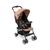 颜色: brown, Hivvago | Toddler Travel Stroller for Airplane with Adjustable Backrest and Canopy