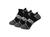 New Balance | No Show Run Sock 3 Pack, 颜色BLACK with WHITE