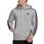 color Medium Grey Heather/Black, Adidas | Men's Essentials Logo Hoodie