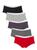 商品第2个颜色OFF SET, Tommy Hilfiger | 5-Pack Logo Band Bikini Panties