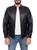 颜色: BLACK, Vellapais | Leather Bomber Jacket