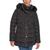 Tommy Hilfiger | Women's Bibbed Faux-Fur-Trim Hooded Puffer Coat, Created for Macy's, 颜色Black