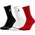 color Black/White/Gym Red, Jordan | Jordan Everyday Max Unisex Crew Socks - 3 Pack
