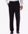 颜色: Black, Haggar | Men's Cool 18 PRO® Classic-Fit Expandable Waist Flat Front Stretch Dress Pants