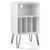 颜色: white, Hivvago | Record Player Stand with Charging Station for Living Room Bedroom