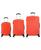 颜色: Orange, InUSA | Royal 3-Pc. Lightweight Hardside Spinner Luggage Set