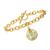 颜色: 8.25 in, Ross-Simons | Ross-Simons Jade "Good Fortune" Butterfly Charm Bracelet in 18kt Gold Over Sterling
