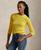 颜色: Trainer Yellow, Ralph Lauren | Women's Cable-Knit Cotton Crewneck Sweater
