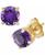 颜色: Amethyst, Macy's | Birthstone Stud Earrings in 14k Gold or 14k White Gold