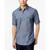 商品Alfani | Men's Warren Textured Short Sleeve Shirt, Created for Macy's颜色Dress Blue