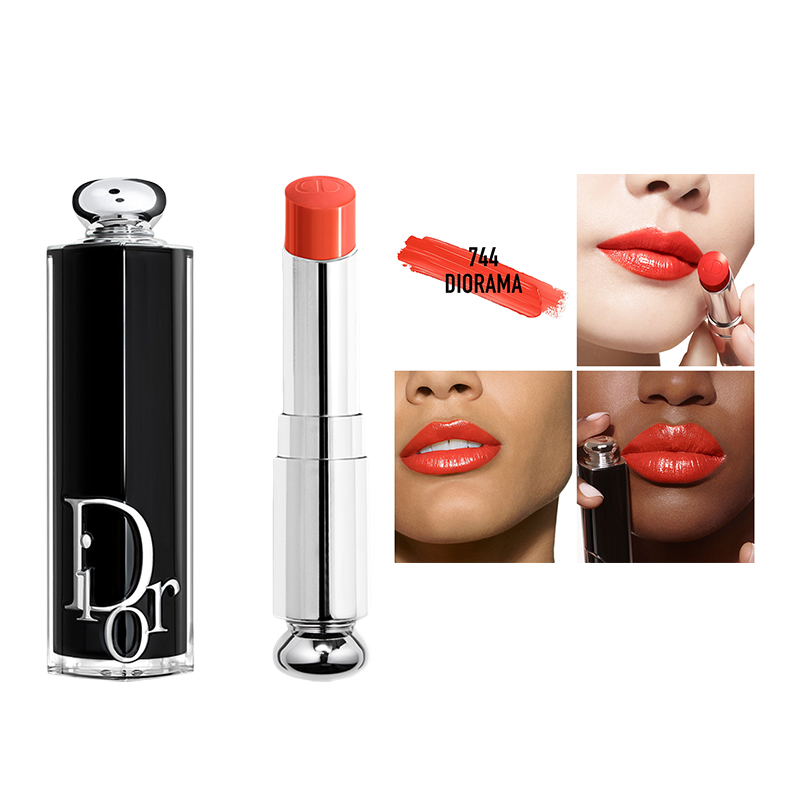 商品Dior | Dior迪奥魅力新黑管保湿光泽唇膏口红3.2g 正装/替换装颜色正装744