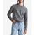 商品Calvin Klein | Men's Regular-Fit Merino Wool Crewneck Sweater颜色Black/white Mouline