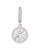 商品Kate Spade | Something Sparkly Cubic Zirconia Halo Charm Huggie Hoop Earrings颜色Clear/Silver